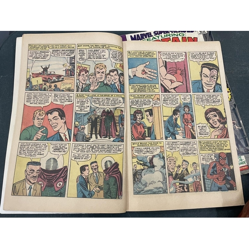 101A - TWO VINTAGE CAPTAIN MARVEL COMICS TO INCLUDE A MARVEL TALES