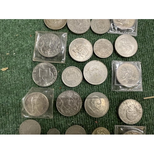 390A - A SELECTION OF PRE-DECIMAL GB CROWNS AND HALF CROWNS