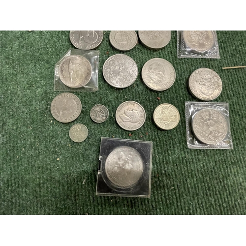 390A - A SELECTION OF PRE-DECIMAL GB CROWNS AND HALF CROWNS