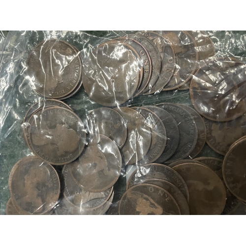 409A - APPROXIMATELY 240 GREAT BRITIAN PRE DECIMAL PENNIES