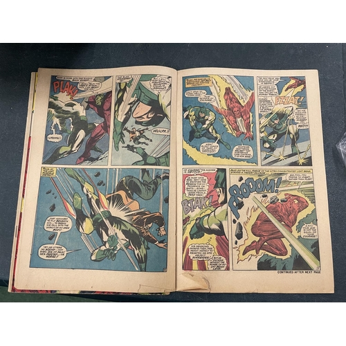 79A - TWO VINTAGE CAPTAIN MARVEL COMICS