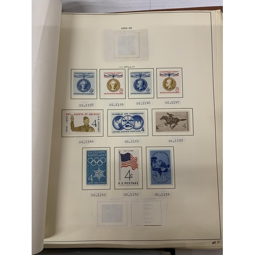 494 - TWO FOLDERS OF AMERICAN STAMPS 1890-1978 AND A FURTHER FOLDER OF POST OFFICE SPECIAL EDITIONS