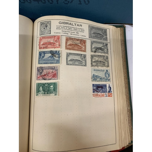 496 - A LARGE COLLECTION OF ASSOERTED STAMPS TO INCLUDE WORLD AND BRITISH EXAMPLES ETC.