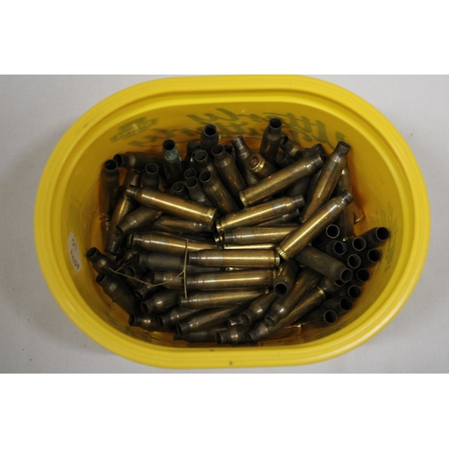 162 - A QUANTITY OF BRASS BULLET CASES