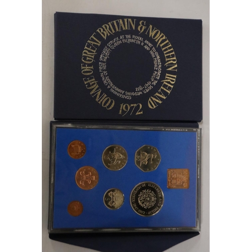 345 - UK & NI , 2 X 1972, 2 X’73, 2 X ’74 AND 2 X ’75 YEAR PACKS OF COINS CONTAINED IN ENVELOPE