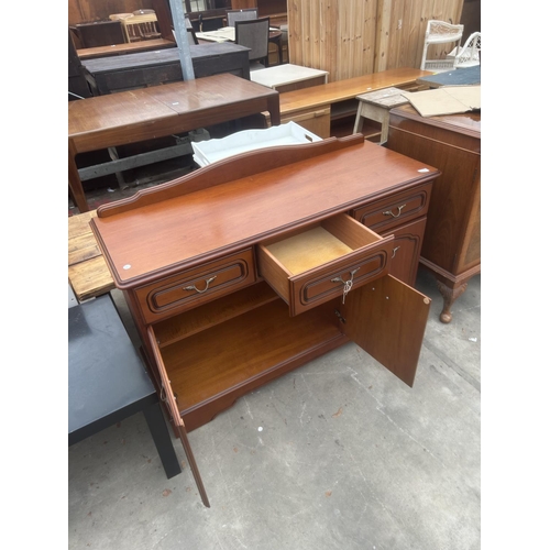 2853 - A CHERRY WOOD SIDEBOARD