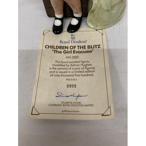 713 - A ROYAL DOULTON FIGURE WITH CERTIFICATE 