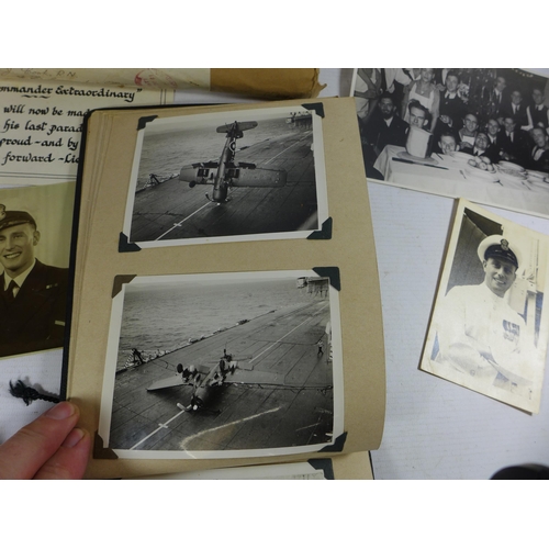 320A - A WORLD WAR II PHOTOGRAPH ALBUM CONTAINING PHOTOGRAPHS OF THE JAPANESE SIGNING OF THE INSTRUMENT OF ... 