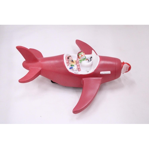 135 - A CERAMIC AIRPLANE 