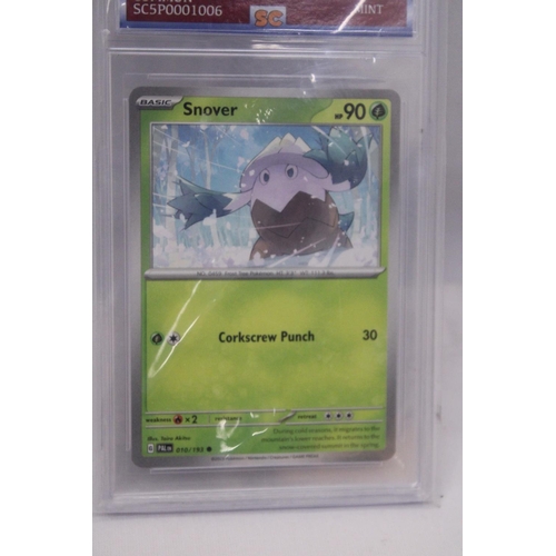 141 - A GRADED POKEMON CARD 10/10 SNOVER