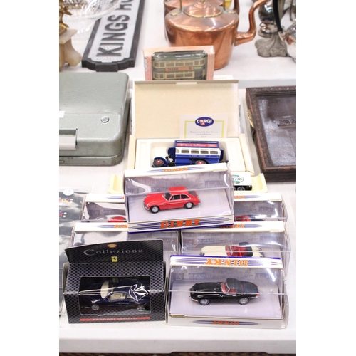 250 - A MIXED LOT OF BOXED VEHICLES TO INCLUDE CORGI AND DINKY