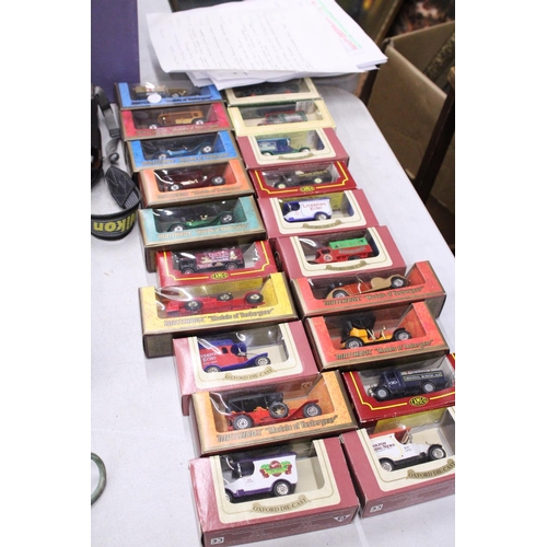 281 - TWENTY BOXED MATCHBOX AND OXFORD DIE-CAST CARS