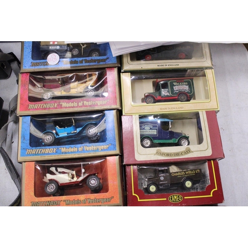 281 - TWENTY BOXED MATCHBOX AND OXFORD DIE-CAST CARS