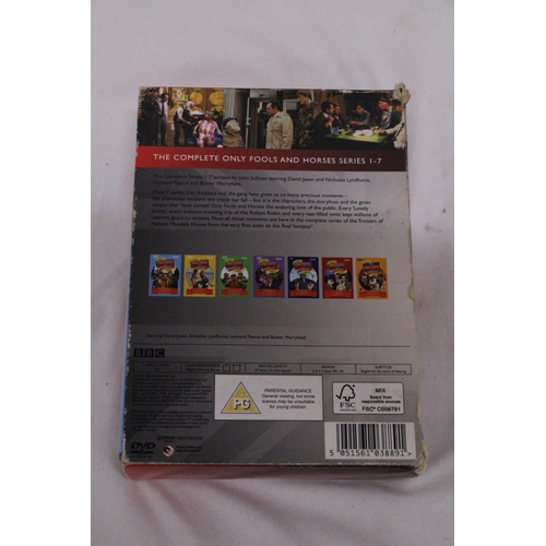 284 - A COMPLETE SERIES (ONE - SEVEN) ONLY FOOLS AND HORSES DVDS