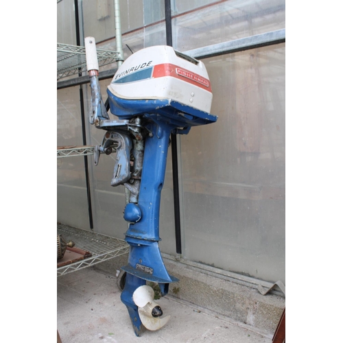 1548 - A FISHERMAN EVINRUDE OUTBOARD MOTOR