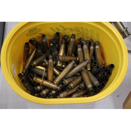 289 - A QUANTITY OF BRASS BULLET CASES