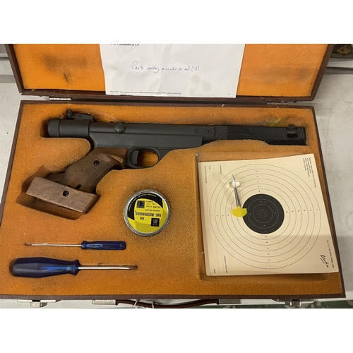 346 - A BOXED 'ORIGINAL' MOD 10 .177 CALIBRE AIR PISTOL, 18CM BARREL, SERIAL NUMBER 07425, LENGTH 41CM, TI... 