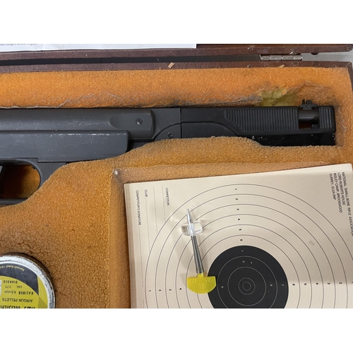 346 - A BOXED 'ORIGINAL' MOD 10 .177 CALIBRE AIR PISTOL, 18CM BARREL, SERIAL NUMBER 07425, LENGTH 41CM, TI... 