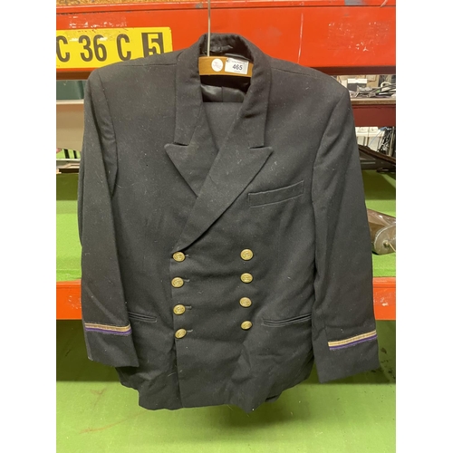 465 - AN ALFRED HOLT MERCHANT SEAMANS UNIFORM CIRCA 1960S