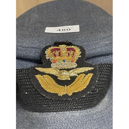 480 - A MID 20TH CENTURY WAFS HAT WITH BADGE