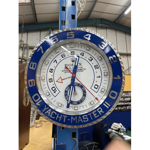 75 - A DEALERS WALL CLOCK