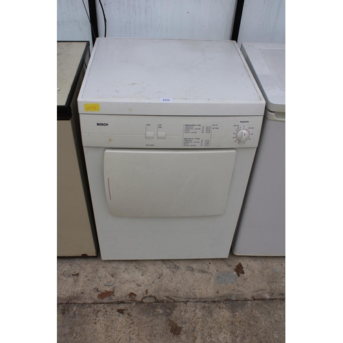 2312 - A WHITE BOSCH TUMBLE DRYER