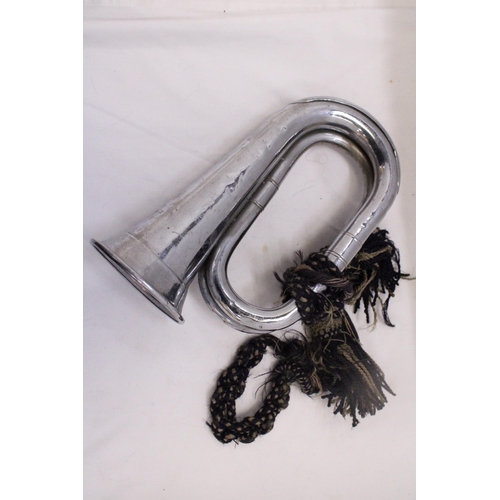 293 - A VINTAGE REGIMENTAL BUGLE BY MATTHEWS AND CO LONDON