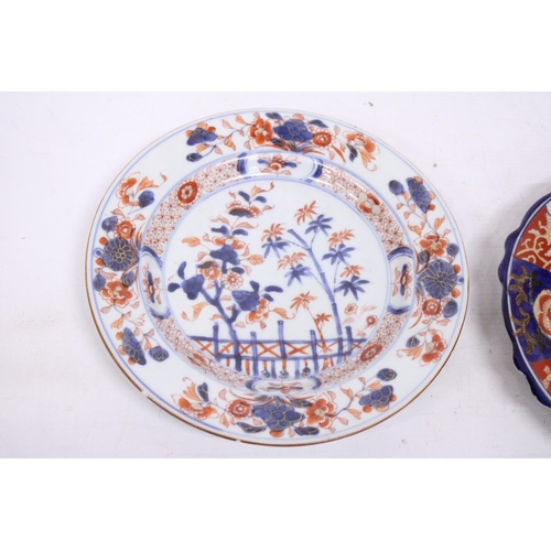 383 - TWO HANDPAINTED JAPANESE IMARI PLATES