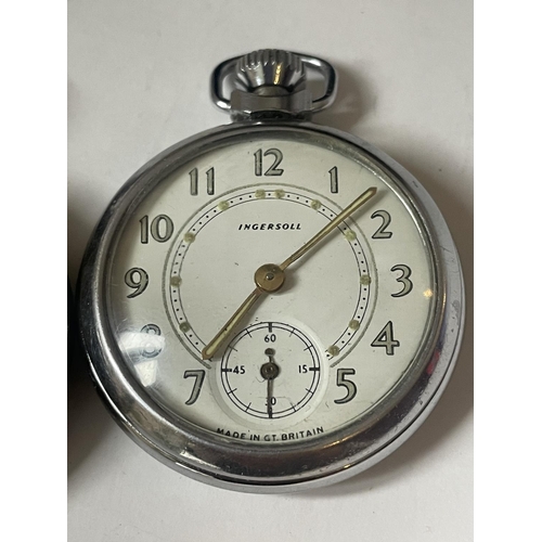 560 - TWO INGERSOLL POCKET WATCHES