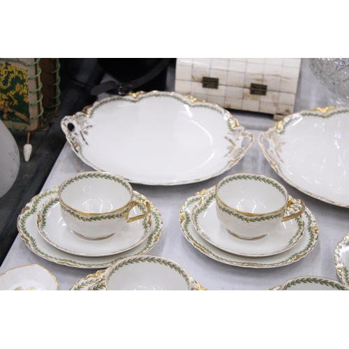 298 - A VINTAGE CHINA HAVILAND & CO., LIMOGES, H G STEPHENSON, MANCHESTER, TEASET TO INCLUDE CAKE PLATES, ... 