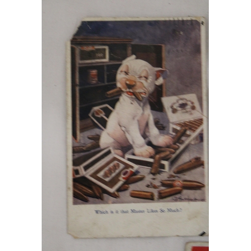 814 - FOUR BONZO THE DOG POSTCARDS