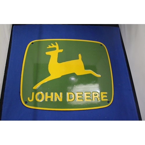 826 - A JOHN DEERE ENAMEL SIGN