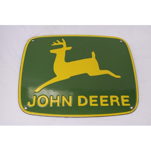 826 - A JOHN DEERE ENAMEL SIGN