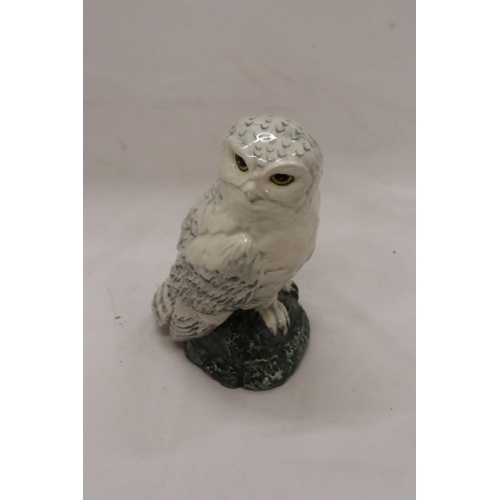 928 - A ROYAL DOULTON, 1984, SNOWY OWL, WHYTE AND MACKAY DECANTER