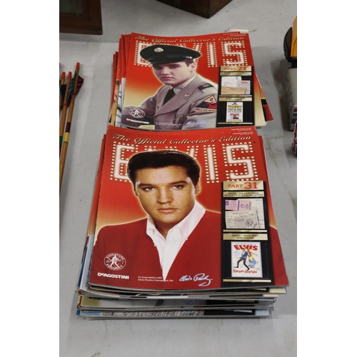 1020 - A LARGE QUANTITY OF OFFICIAL COLLECTOR'S EDITIONS, 'ELVIS' BY DEAGOSTINI, IN GOOD CONDITION