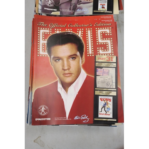 1020 - A LARGE QUANTITY OF OFFICIAL COLLECTOR'S EDITIONS, 'ELVIS' BY DEAGOSTINI, IN GOOD CONDITION