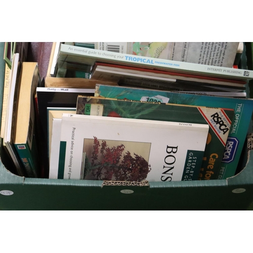 1050 - A QUANTITY OF BOOKS TO INCLUDE ANIMALS, FIRST AID, PLANTS, ETC