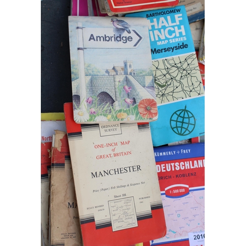 2016 - AN ASSORTMENT OF ORDNANCE SURVEY MAPS