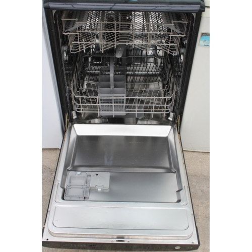 2302 - A BLACK UNDERCOUNTER DISH WASHER