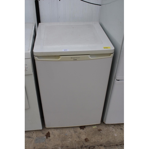 2313 - A WHITE FRIGIDAIRE UNDER COUNTER FRIDGE