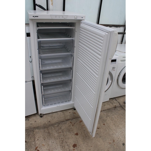 2315 - A WHITE WHIRLPOOL UPRIGHT FREEZER