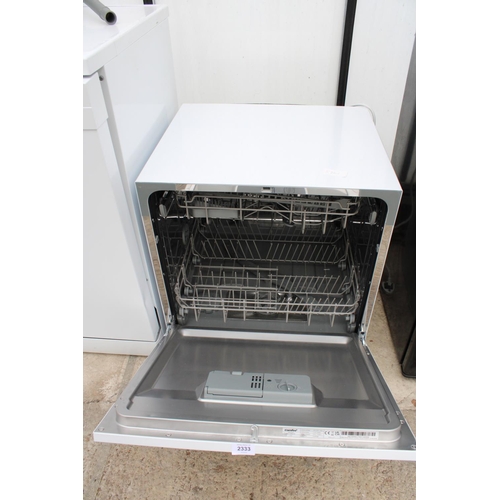 2333 - A WHITE COMFEE COUNTER TOP DISHWASHER