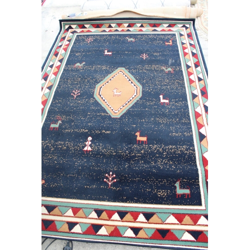 2487 - A MULTICOLOURED PATTERNED RUG