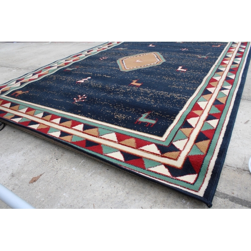 2487 - A MULTICOLOURED PATTERNED RUG