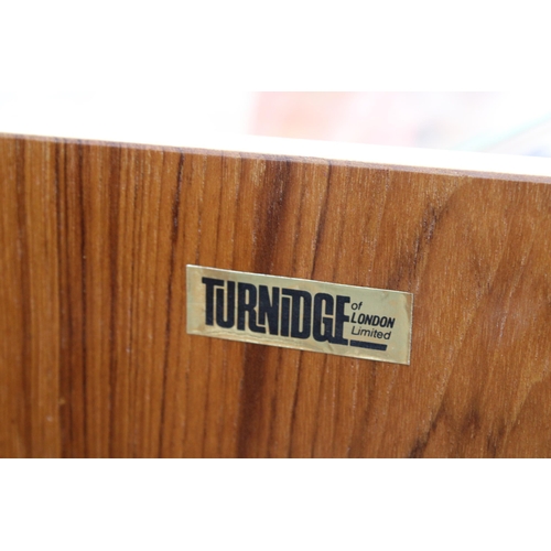 2964 - A TURNIIDGE OF LONDON, RETRO TEAK CORNER UNIT, HEIGHT 171CM