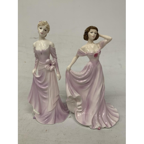 709 - TWO COALPORT FIGURINES 