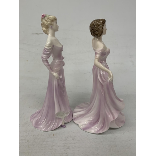 709 - TWO COALPORT FIGURINES 