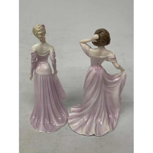 709 - TWO COALPORT FIGURINES 