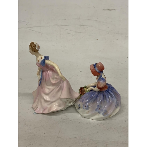 721 - TWO ROYAL DOULTON FIGURINES 