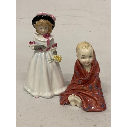 724 - TWO ROYAL DOULTON FIGURES 